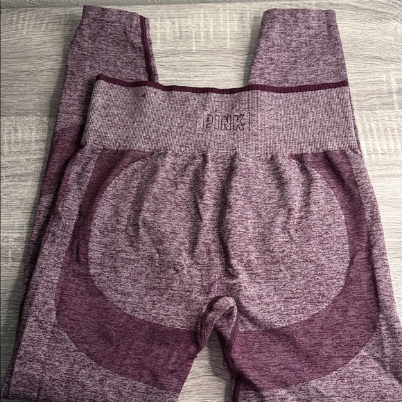 Victoria's Secret Pink Maroon Seamless Apparel - Picture 3 of 3